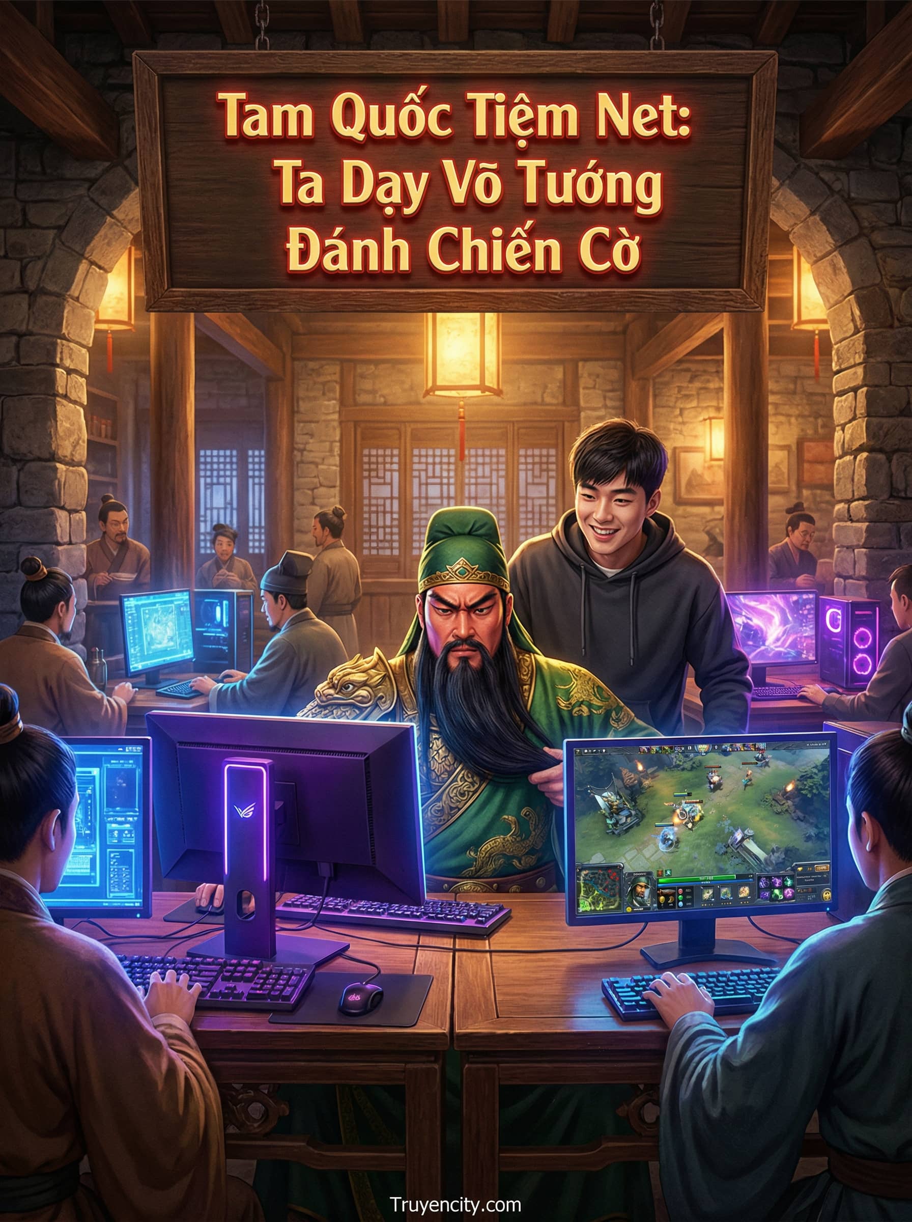 Tam Quốc Tiệm Net: Ta Dạy Võ Tướng Đánh Chiến Cờ