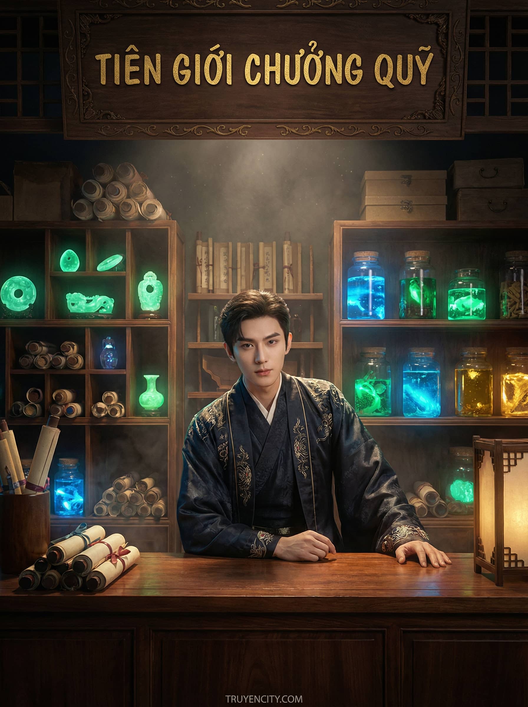 Tiên Giới Chưởng Quỹ: Cường Giả Xếp Hàng Cầu Ta Bán Bảo