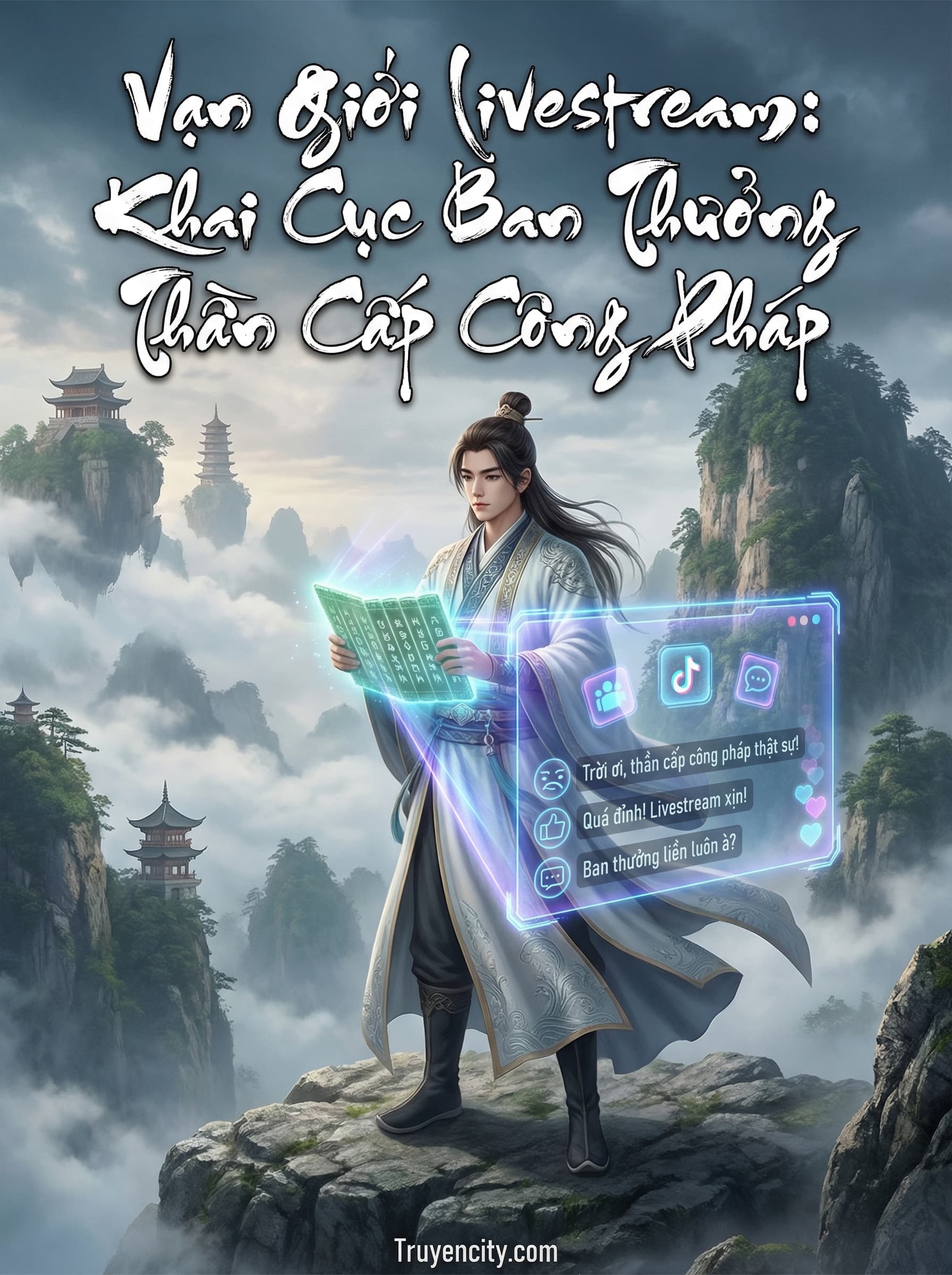 Vạn Giới Livestream: Khai Cục Ban Thưởng Thần Cấp Công Pháp