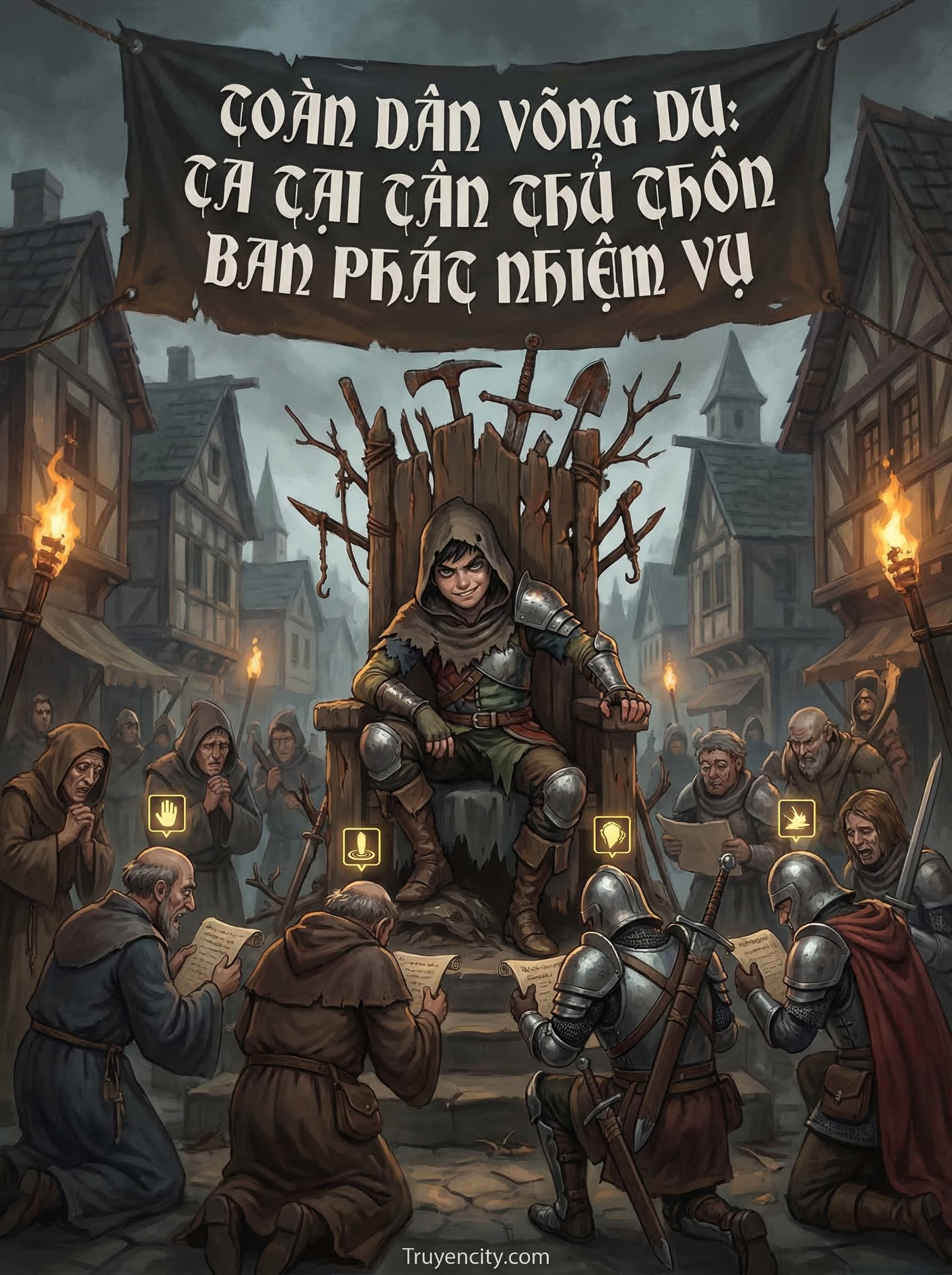 Toàn Dân Võng Du: Ta Tại Tân Thủ Thôn Ban Phát Nhiệm Vụ