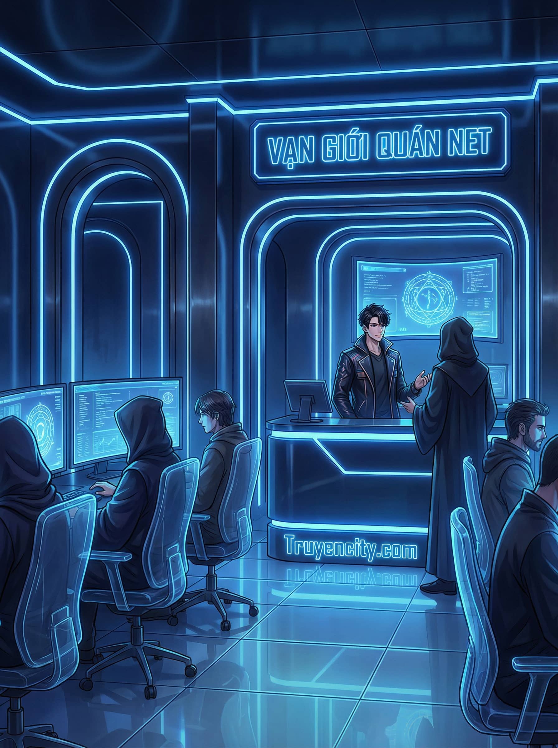 Vạn Giới Quán Net: Ma Pháp Sư Đều Đang Cày Game