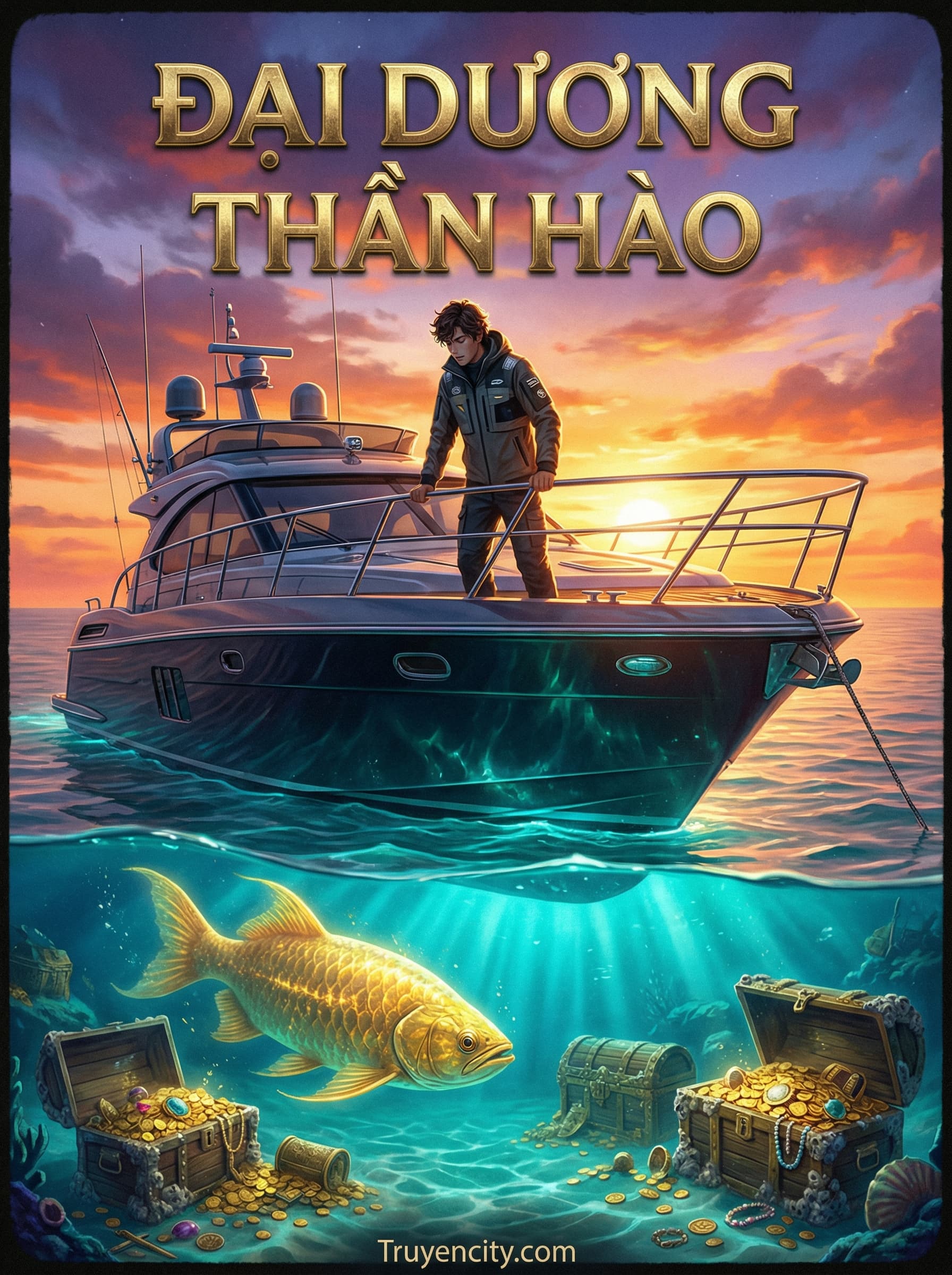 Đại Dương Thần Hào: Khai Cục Câu Lên Một Con Cá Vàng Bạc Tỷ